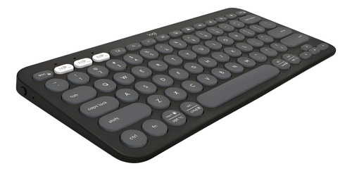 TECLADO BLUETOOTH LOGITECH PEBBLE KEYS 2 K380S NEGRO ESP GRAFITO ESPAÑOL