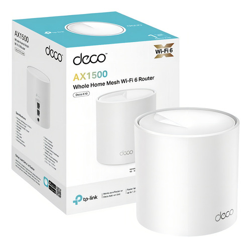 SISTEMA WIFI MESH TP-LINK DECO X10 AX1500 WIFI 6 DUAL BAND