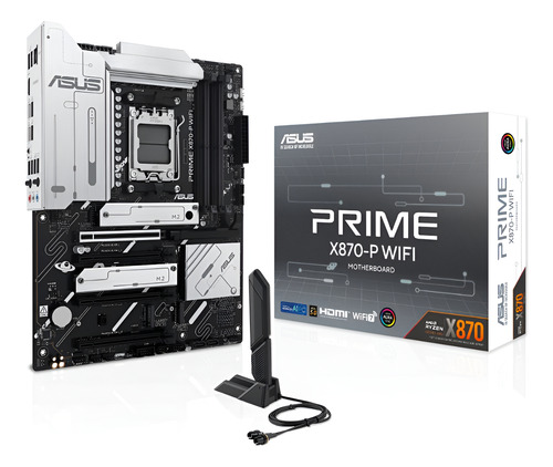 MOTHERBOARD ASUS PRIME X870-P WIFI AM5 COLOR NEGRO NEGRO