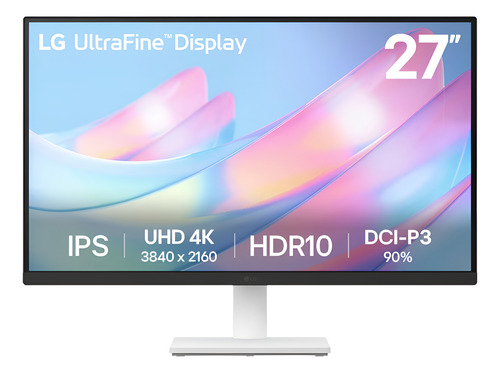 MONITOR 27 LG LED 27US500 ULTRAFINO IPS 4K 60HZ 3840X2160P BLANCO
