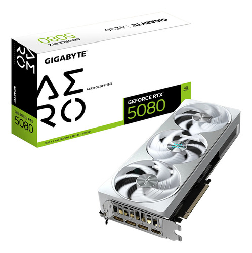 PLACA DE VIDEO GIGABYTE GEFORCE RTX 5080 AERO OC SFF 16GB OC