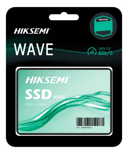 DISCO SÓLIDO 128GB SATA 3.0 HIKSEMI HS-SSD WAVE(S) 6GB/S NEGRO