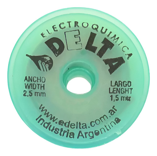 MALLA DESOLDANTE DE COBRE DELTA 2.5MM X 1.5MM X1