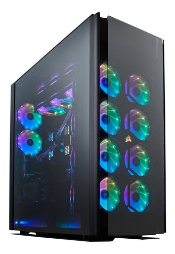 GABINETE CORSAIR OBSIDIAN 1000D BLACK SUPER-TOWER CRISTAL NEGRO