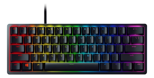 TECLADO GAMER RAZER HUNTSMAN MINI SWITCH RED INGLES NEGRO INGLÉS US