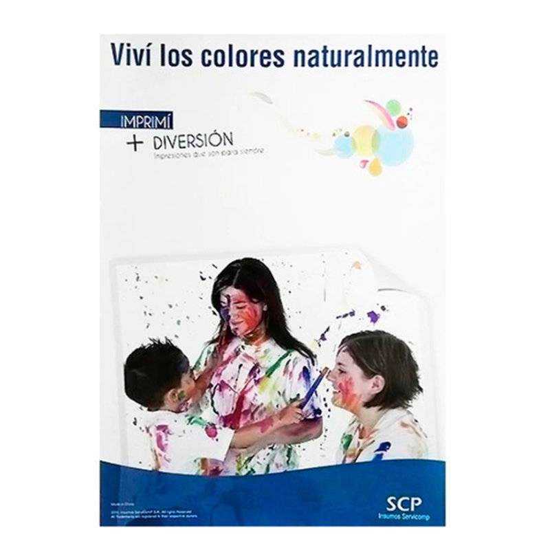 Papel Autoadhesivo Mate A4 Scp 210G Pack 20 Hojas