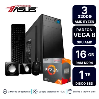 Pc Armada Amd Ryzen 3 3200G 16Gb Ram Ssd 1Tb
