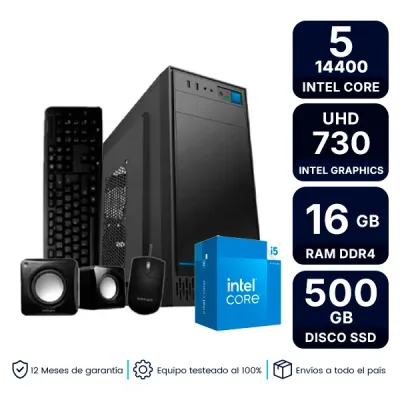 Pc Armada Intel Core I5 12400 16Gb Ram 480Gb Ssd