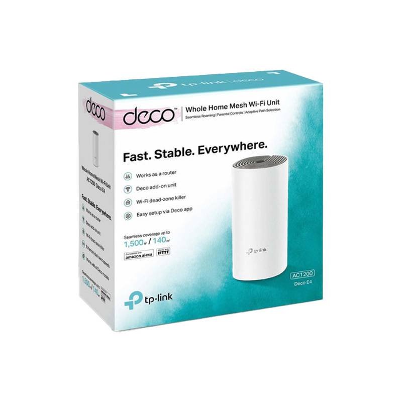 Outlet Sistema Wi-Fi Mesh Tp-Link Deco E4 Ac1200 (1 Unidad)