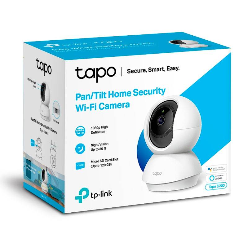 Outlet Cámara De Seguridad Tp-Link Tapo C200 Wi-Fi 360°