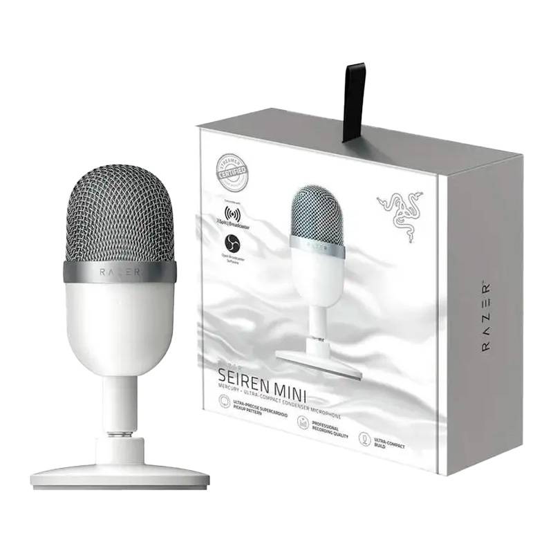 Outlet Micrófono Razer Seiren Mini Mercury Usb