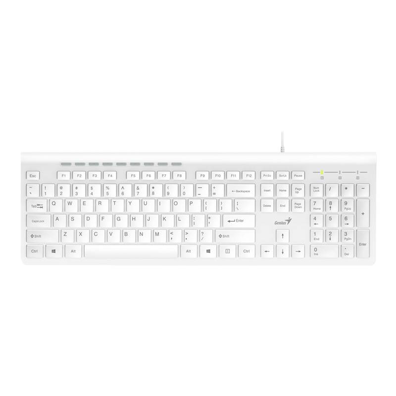 Outlet Teclado Genius Slimstar 230 Usb White