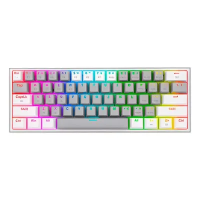 Teclado Redragon Fizz Pro Gray/White K616-Rgb Switch Red Inalambrico Español