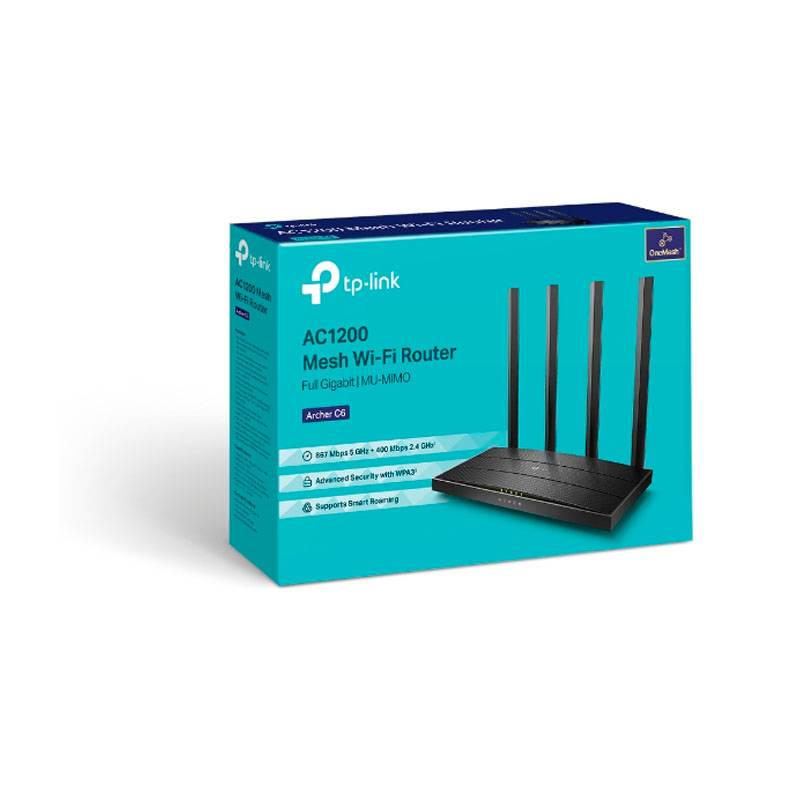 Outlet Router Tp-Link Archer C6 Ac1200 Gigabit Dual Band