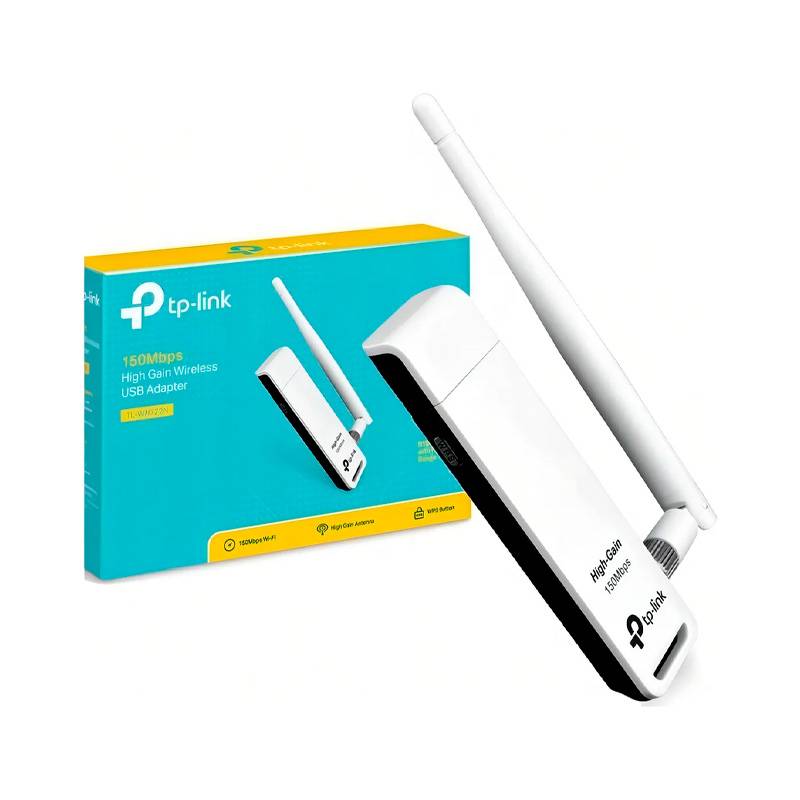 Outlet Adaptador De Red Wi-Fi Usb Tp-Link Tl-Wn722N 150Mbps