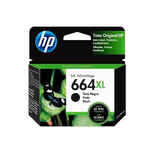 Outlet Cartucho De Tinta Original Hp 664 Negro