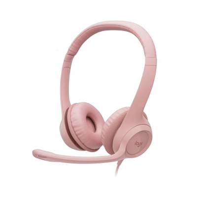 Outlet Auricular Logitech H390 Usb Rosa