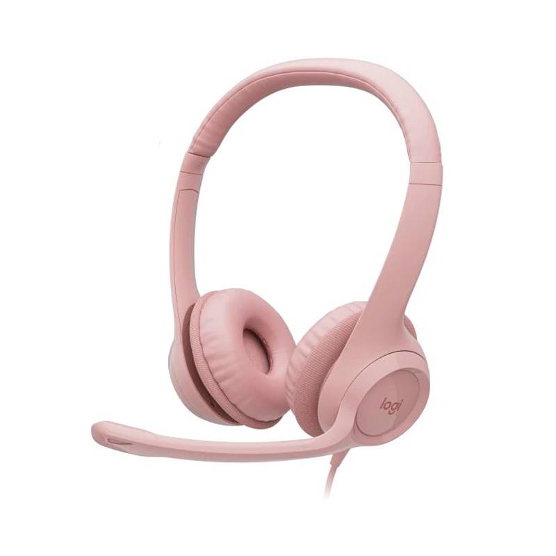 Outlet Auricular Logitech H390 Usb Rosa