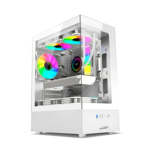 Gabinete Sentey H10 Lateral/Frente Transparente White