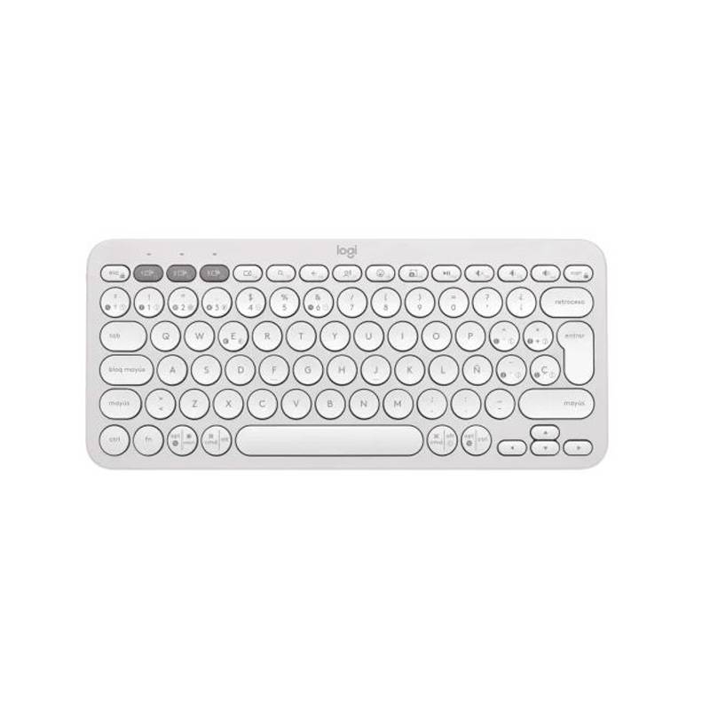 Outlet Teclado Inalámbrico Logitech Pebble Keys 2 K380S Blanco