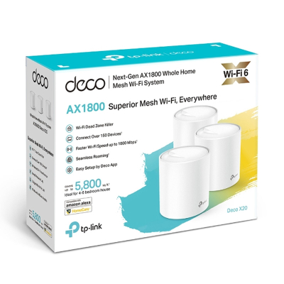 Outlet Sistema Wi-Fi 6 Mesh Tp-Link Deco X20 Ax1800 (Pack De 3 Unidades)