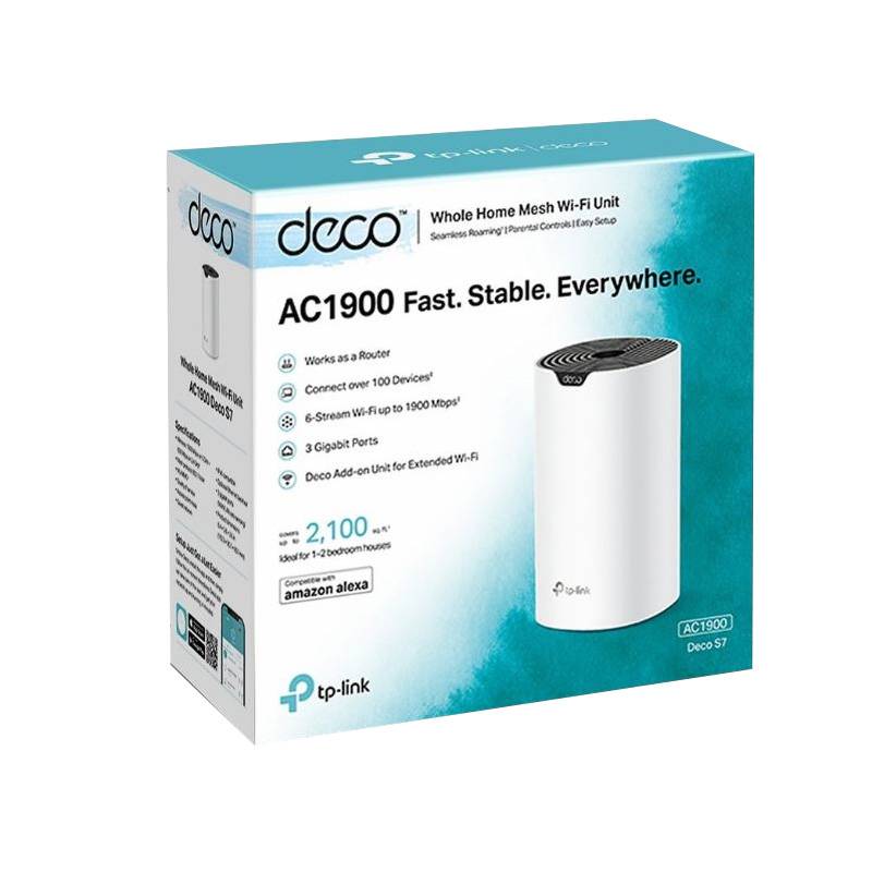 Outlet Sistema Wi-Fi Mesh Tp-Link Deco S7 Ac1900 (1 Unidad)