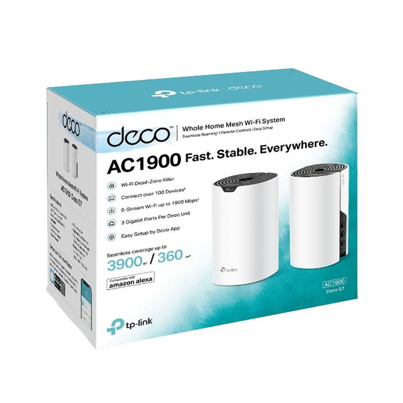 Outlet Sistema Wi-Fi Mesh Tp-Link Deco S7 Ac1900 (Pack De 2 Unidades)