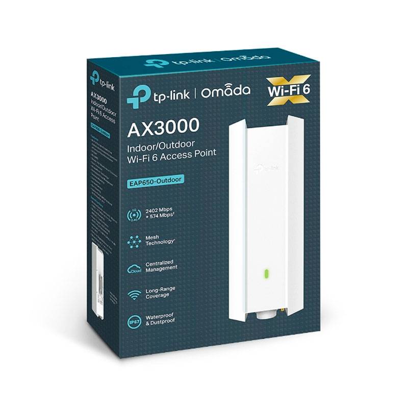 Outlet Access Point Tp-Link Eap650 Outdoor Ceiling Mount Ax3000 Wi-Fi 6