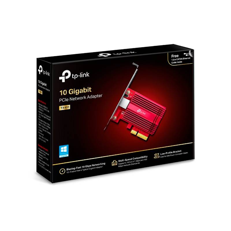 Outlet Placa De Red Pci-E Tp-Link Tx401 10 Gigabit