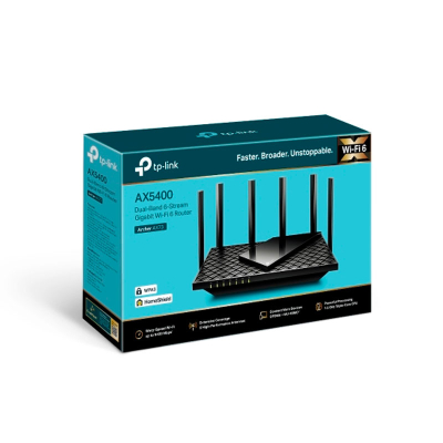 Outlet Router Tp-Link Archer Ax73 Ax5400 Dual Band Wi-Fi 6 6 Antenas