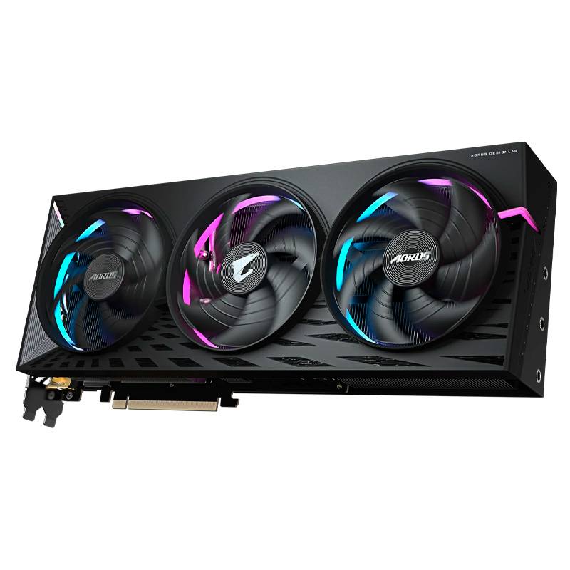 AORUS RX 9070 XT Elite sistema WINDFORCE ventiladores Hawk