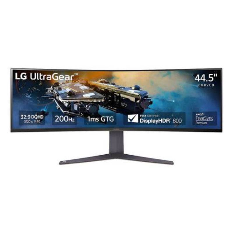 Monitor Gamer Lg Ultragear 45Gr75Dc-B 45 Curvo Dqhd 200Hz 1Ms