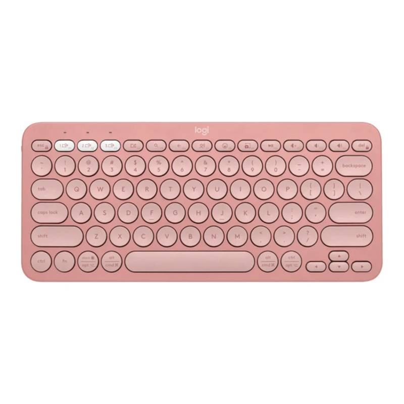 Outlet Teclado Logitech Pebble Keys 2 K380S Bluetooth Rosa