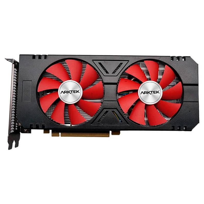 Placa de video ARKTEK RX 580 Cyclops 8GB vista frontal