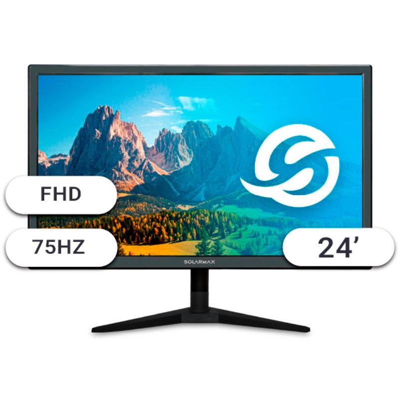 Monitor Solarmax Sx24F2-F6 24 Full Hd 75Hz Hdmi Vga