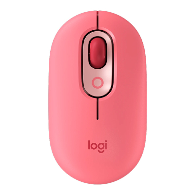 Mouse Outlet Logitech Pop Inalámbrico Heartbreaker (Coral/Rosa)