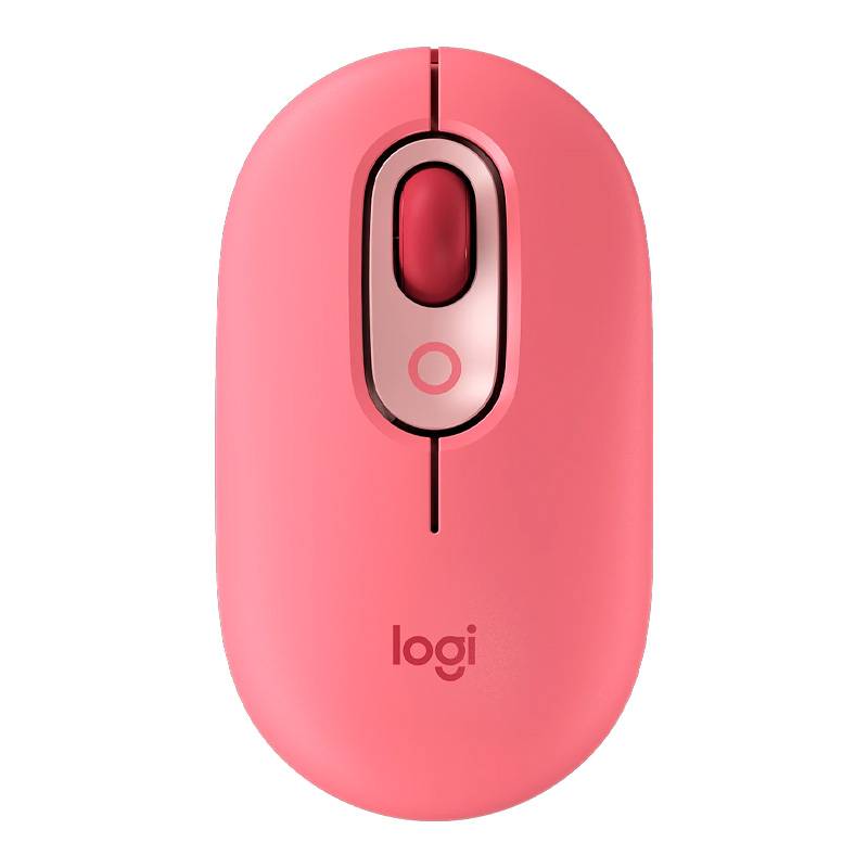 Mouse Outlet Logitech Pop Inalámbrico Heartbreaker (Coral/Rosa)
