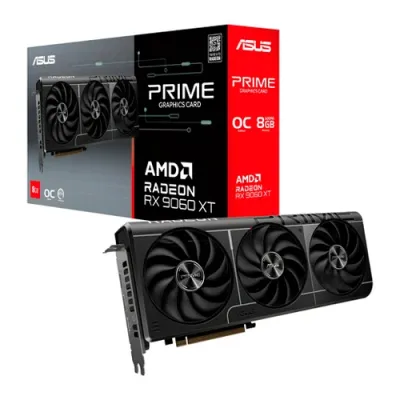 Placa De Video Asus Rx 9060 Xt Prime 8Gb Oc Ddr6 Radeon