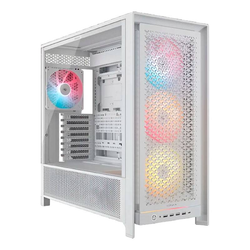 Gabinete Corsair 5000D Mid-T Frame Rs X4 Fan Rgb White