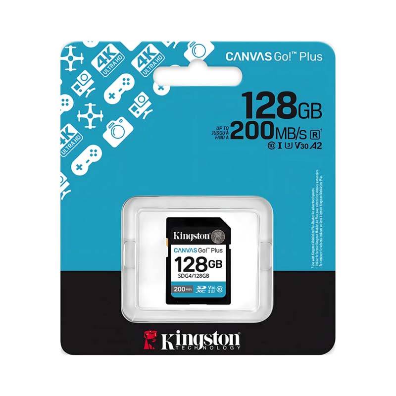 Microsd Kingston Canvas Go Plus 128Gb Uhs-I U3 V30