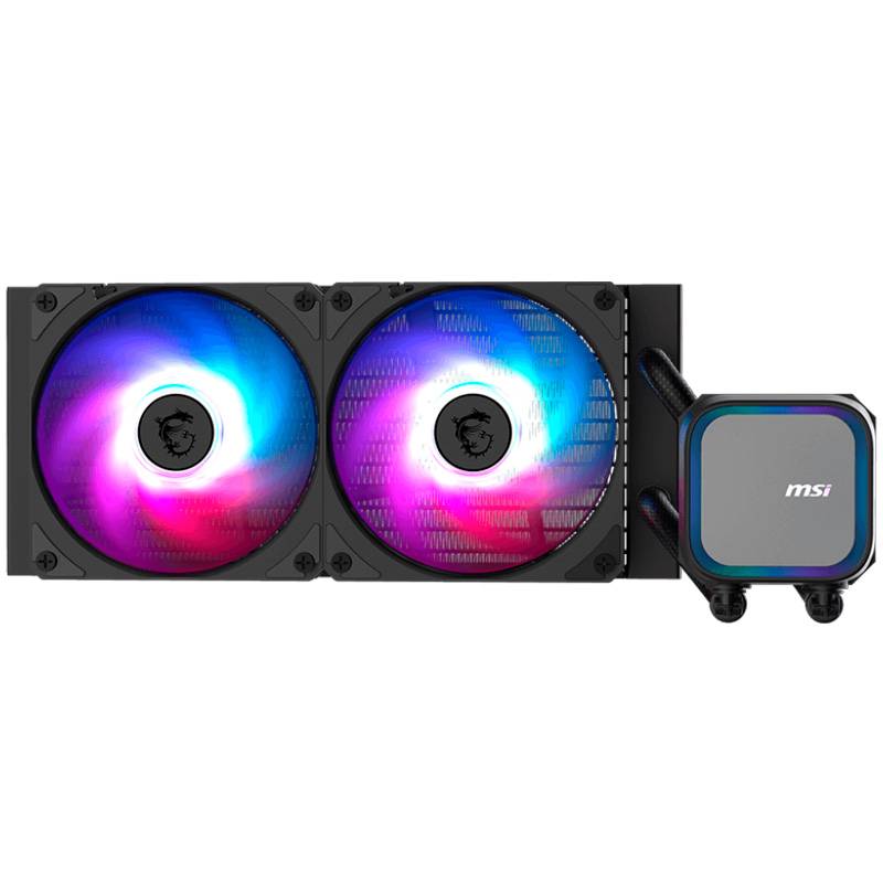 Watercooling MSI MAG A13 240 Black instalado en gabinete gamer