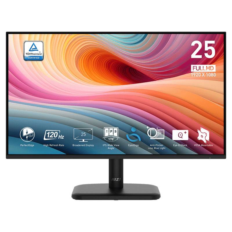 Monitor Msi Pro Mp251L E2 25 Full Hd 120Hz Hdmi Vga