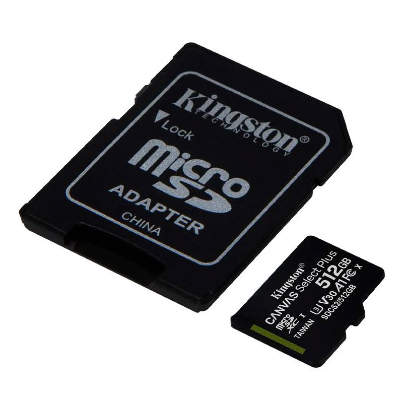 MicroSD Kingston Canvas Select Plus 512GB empaque original Kingston
