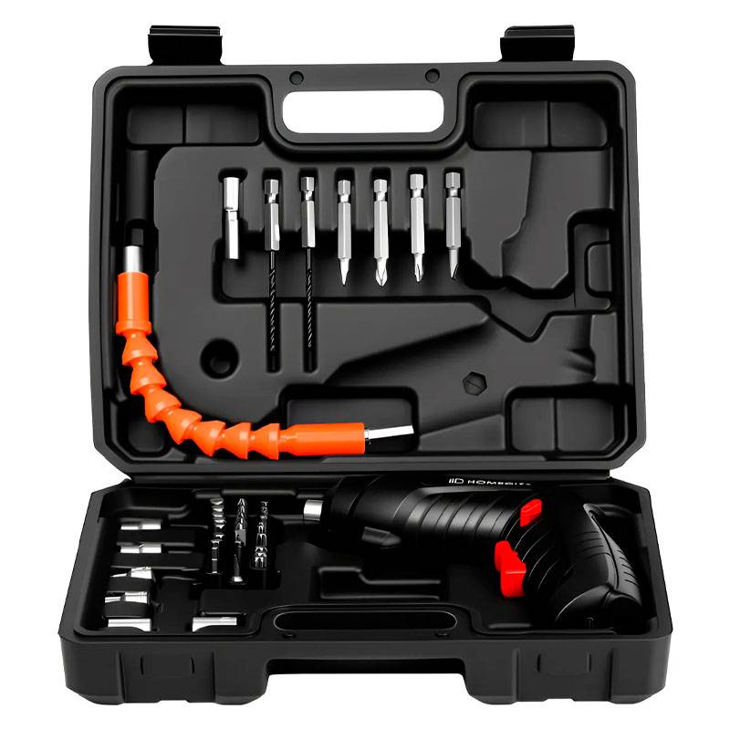 Kit Destornilladores Eléctricos Homecity 47 Piezas 4.8V Batería Litio