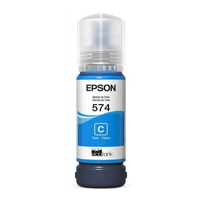 Tinta Epson 574 Cyan L8050 L18050 Ecotank Original