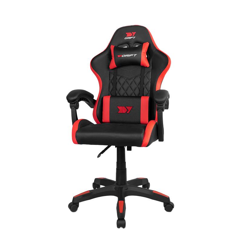 Outlet Silla Gamer Drift Dr35 Roja Y Negra