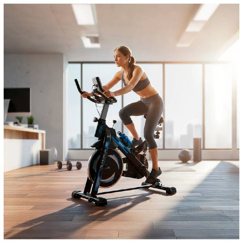 Bicicleta Fija Noga CL-600 monitor multifunción