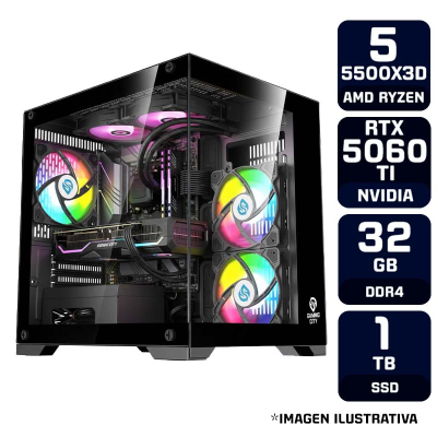 Pc Gamer Ryzen 5 5500X3D Rtx 5060 Ti 32Gb 1Tb Ssd Rgb