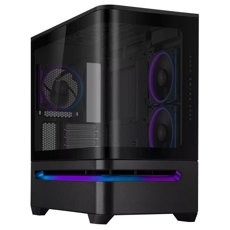Gabinete Asus Prime Ap202 Tg Argb Black Vidrio Templado