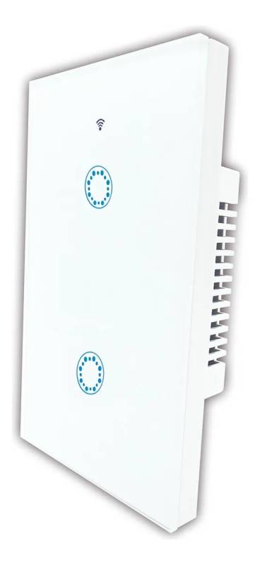 Outlet Interruptor Smart Tbcin 2 Canales Wi-Fi Blanco